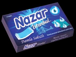 Free Gum Ürün kodu/ Product code: 351-A (27 g)    container: 3764 Nazar