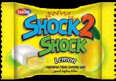 code: 738(4g) Paketleme /   container: 2161 Shock 2 Shock Vişne Aromalı Şekerli Sakız Cherry Flavoured Sugared Gum