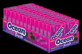 SAKIZ CHEWING GUM Ocean Fresh Böğürtlen Aromalı Şekerli Draje Sakız Blackberry Flavoured Sugared Dragee Gum