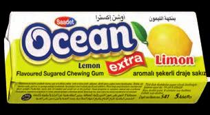 (14g)   container: 3453 Ocean Extra Mango Aromalı Şekerli Sakız Mango Flavoured Sugared Gum Ürün kodu/ Product code: 540