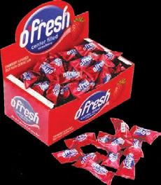 container: 6036 O FRESH Dolgulu Şekerli Sakız Center Filled Chewing Gum Paketleme / Packaging: