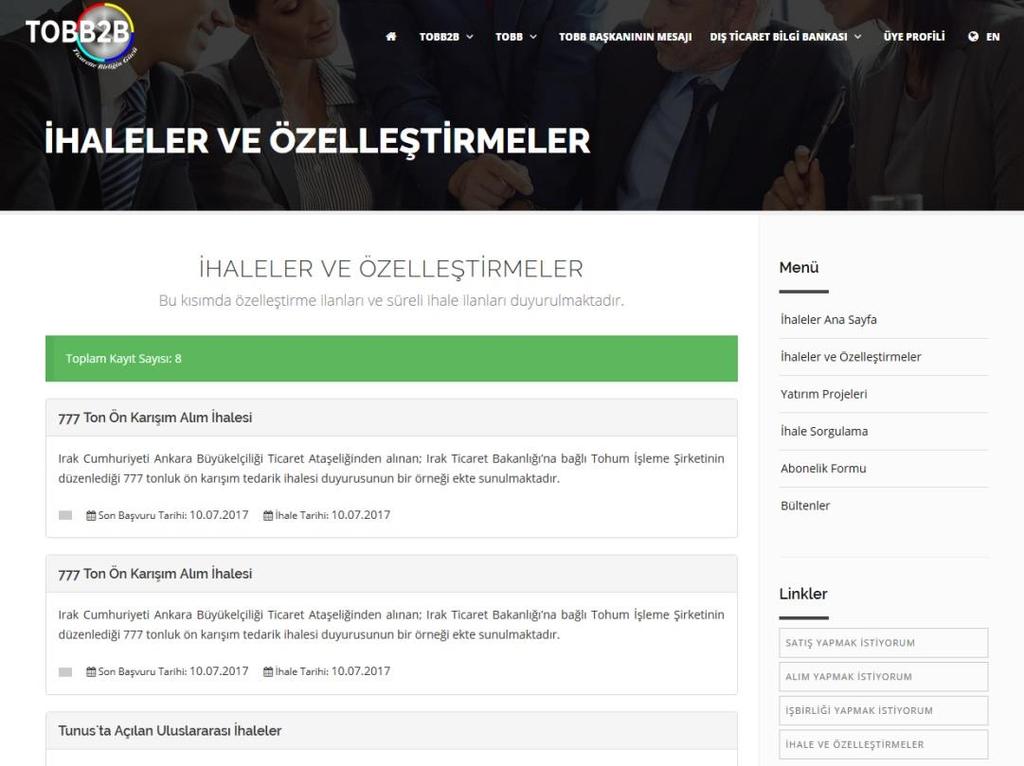 İHALE ve ÖZELLEŞTİRMELER