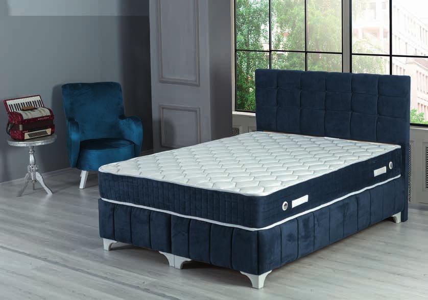PlatıN Concept Teknik Detay / 90x190-100x200-120x200-140x190-150x200-160x200-180x200 Estetetik duruşıuyla yatak odalarına stil ve farklılık