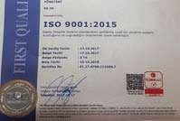 9001:2015 Kalite Yönetim Sistemi, ISO