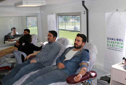 (ÇEDAŞ), çalışanları ile Kızılay ın kan bağışı kampanyasına destek oldu.