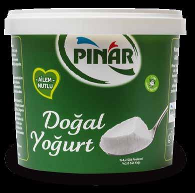 Yoğurt Pınar Yoğurt, üretiminden sofralarınıza gelene kadar tam 88 kontrolden geçer. Pınar Doğal Yoğurt'ta süt, kaymağın yoğurda eşit olarak dağıtılması için homojenize edilir.