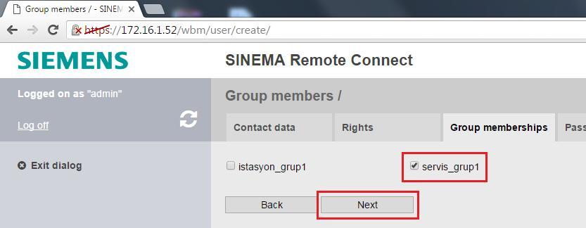 4. SINEMA RC Server Web Server ayarları