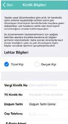 2 MOBİL UYGULAMA İŞLEMLERİ 2.1 