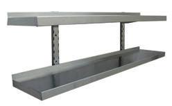 KRCS-ÇDR 1830 1800x300x400 KRCS-ÇDR 2030 2000x300x400 WALL SHELF - Stainless Steel Body - Adjustable one two three and four-wall shelves, removable.