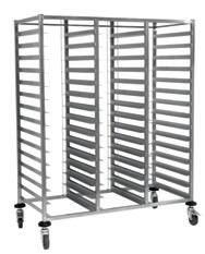SERVICE CARTS - Stainless Steel Body -