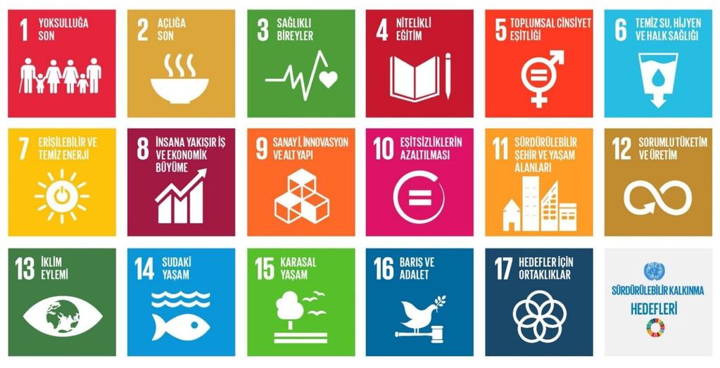 Sürdürülebilir Kalkınma Hedefleri (SDGs) Birleşmiş Milletler(BM) sürdürülebilirlik hedefleri için, şirketlerin KPI'ları