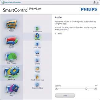 3. Görüntü Optimizasyonu Preset (Önayar Seç) seçenekleri için SmartControl Premium u ve masaüstünde sağ tıklama ile ulaşılan bağlam menüsünde Tune Display (İnce Ayar Ekranını) gösterir.