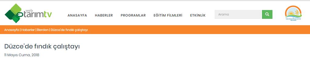 Çalıştay ın açılış konuşmasını gerçekleştiren Düzce Üniversite Ziraat ve Doğa Bilimleri Fakültesi Dekanı Prof. Dr.