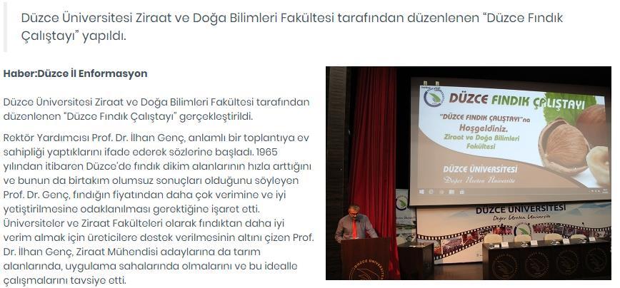 Son yıllarda ekim alanlarının ve ağaç sayısının artmış olmasına rağmen fındıkta verimin düştüğüne dikkat çeken Prof. Dr.