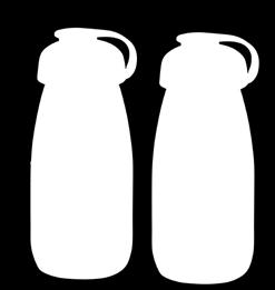 Şişesi / Decorated Glass Milk Bottle