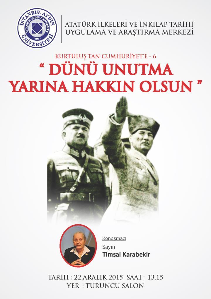 ATATÜRK İLKELERİ VE İNKILAP TARİHİ Atatürk İlkeleri