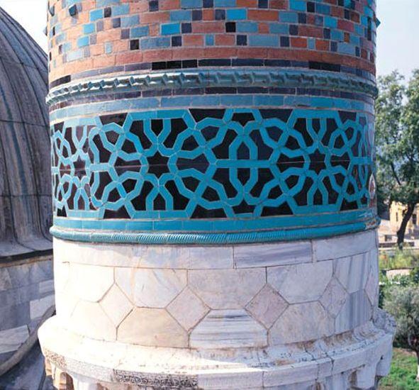 62 Resim 63: İznik Yeşil Cami Minare detayı, 1391 15.