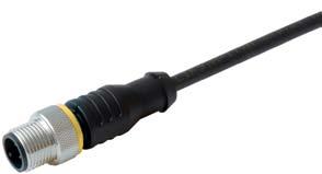 M12 bağlantı kabloları (PVC) Standart ürün portföyü 11, 2 RKCT-2/TE RKCT-/TE RKCT