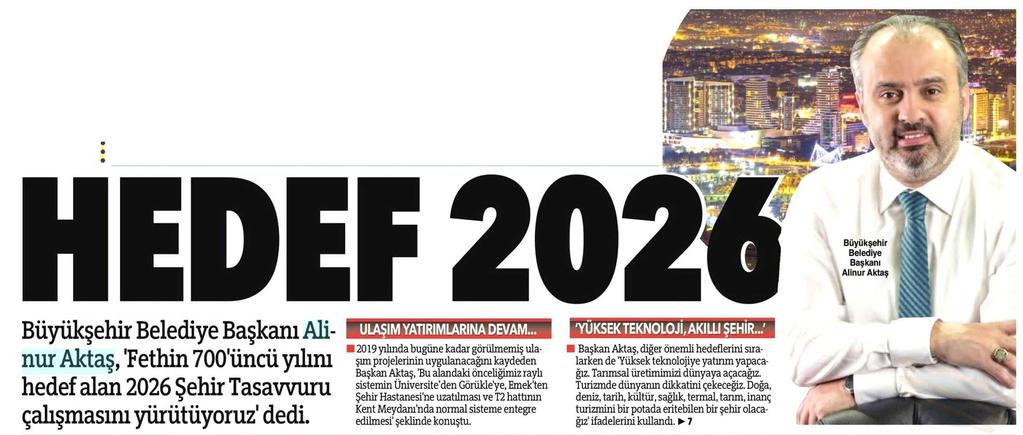 HEDEF 2026 Yayın Adı : Olay Bursa