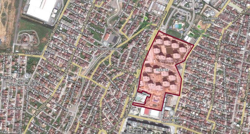 2-3 Değerlemenin Tanımı ve Kapsamı Bu değerleme raporu; Ġstanbul ili, Sancaktepe ilçesi, Samandıra mahallesi, 8085 Ada, 36 ve üzerinde kayıtlı Arsa vasfındaki (1000/2000) hissesi Halk Gayrimenkul