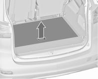 Eşya saklama ve bagaj bölümleri 87 Arka tabandaki eşya saklama gözü kapağı Zemin kapağı Üçüncü koltuk sırası olmayan modellerde zemin kapağının altında eşya saklama ve bagaj bölümleri bulunur.