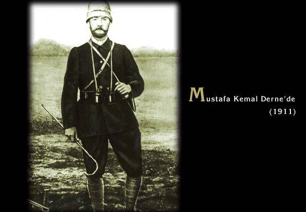 1912-1913 9 Ocak 1912 Mustafa Kemal,