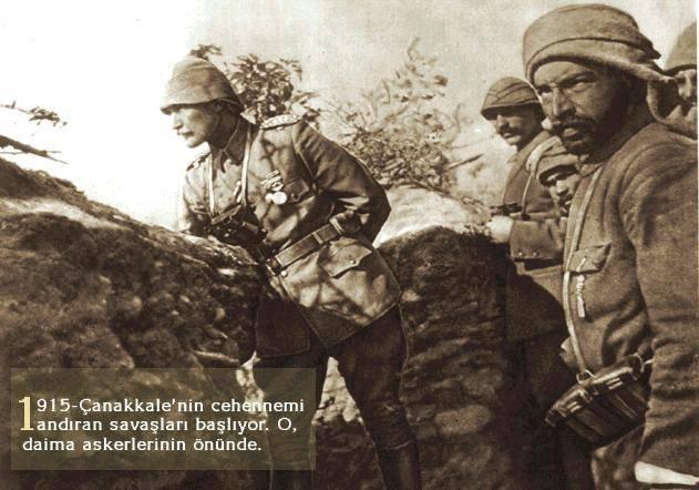17 Ağustos 1915 Mustafa Kemal, Kireçtepe Zaferi'ni kazandı. 21 Ağustos 1915 Mustafa Kemal, ikinci Anafartalar Zaferi'ni kazandı.