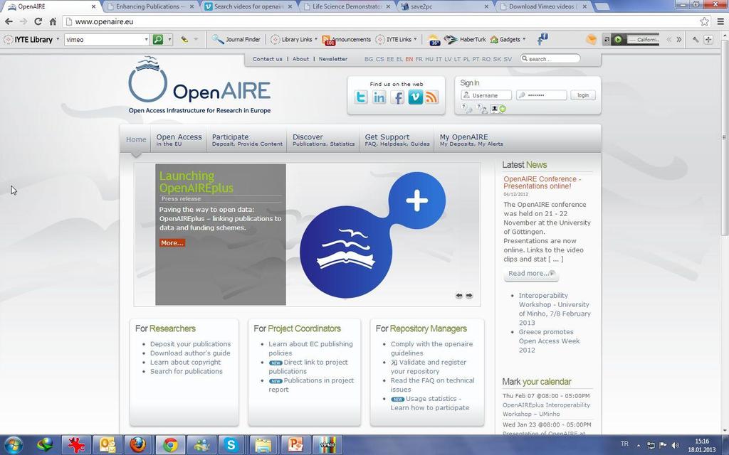 OpenAIRE Portalı http://www.openaire.