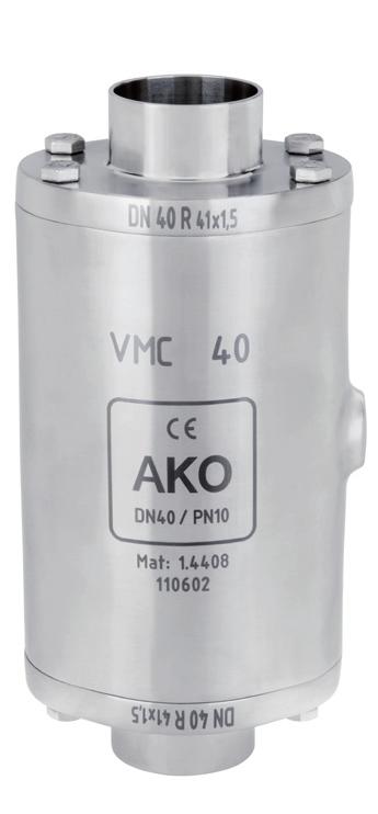 Pnömatik pinç vanasi - Kaynak uçları (R) Air operated Pinch Valve - Weld-on ends (R) 0-50 65-00 DIN EN ISO 228 "" Kaynak uçları göre DIN 850 serisi 2 Paslanmaz çelik.