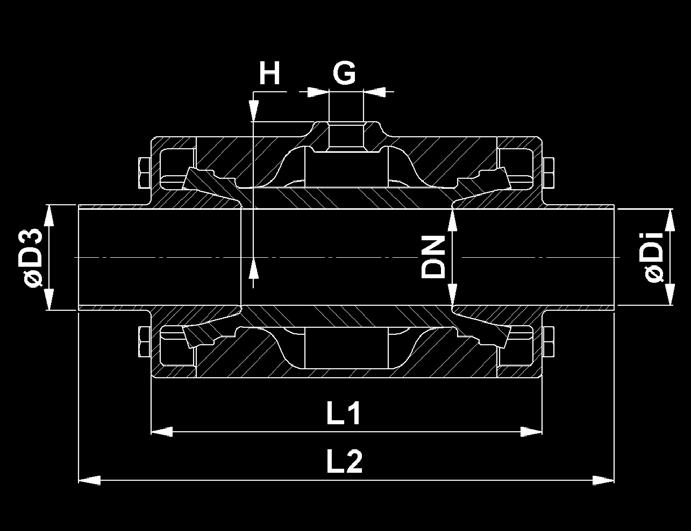 to DIN EN 558 row 7 D L 0 0 46 35 3x,5 68 5 /8" 23 0,03 0,5 5 6 56 47 9x,5 85 40 /8" 28 0,05 0,8 20 20 62 49 23x,5 93 52 /8" 32 0,07,0 25 26 72 57 29x,5 0 65 /8" 37 0,09,4 32 32