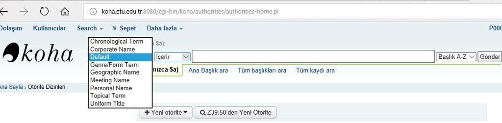 TOBB ETÜ Kütüphanesi ve Koha ile Otoriteler 2004-2005 akademik yılında hizmete açılan TOBB ETÜ kütüphanesi 2004-2010 yılları arasında BLISS, 2010-2016 yılları arasında MİLAS sistemlerinin ardından