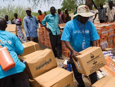 Güney Sudan, 2017 UNICEF'te WASH Programı uzmanı, Abdallah Abdelrassoul; 11 Mayıs 2017 tarihinde, Güney Sudan'daki Aburoc köyünde bir