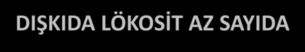 DIŞKIDA LÖKOSİT AZ SAYIDA NONİNFLAMATUVAR İSHAL ETKENLERİ BAKTERİLER Vibrio cholerae Enterotoksijenik E.