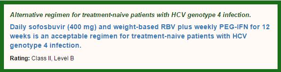 AASLD 2015 HCV Genotip 4, Tedavi-naiv Olgularda Alternatif Tedavi