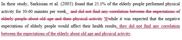 1) Kaynak cümle Konu: Sadeleştirme Sarkisian et al. (2005) yaptıkları çalışmada yaşlıların %25.