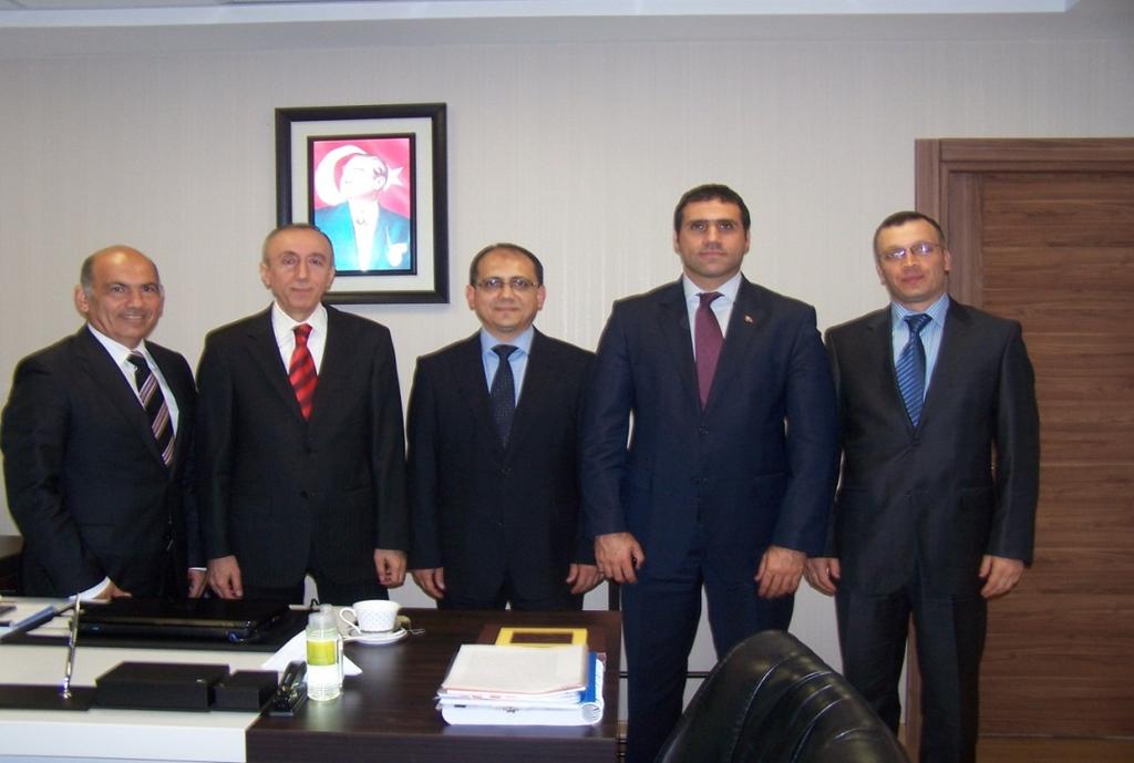 Aynı ziyaret kapsamında KGK Kurul üyeleri Bülent Büyükdıgan ve Aziz Akgün, KGK Kurul başkan yardımcıları Mehmet Vehbi Günan