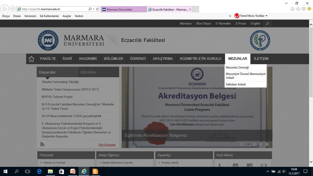 Web sayfamıza