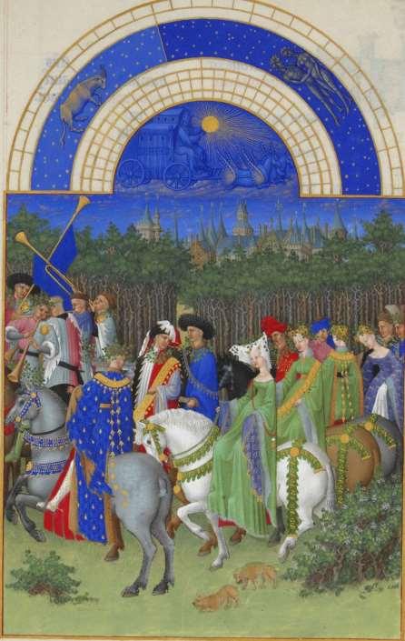 Limbourg Kardeşler, Berry Dükü Dua