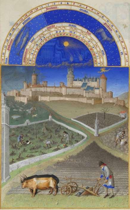 Limbourg Kardeşler, Berry Dükü Dua