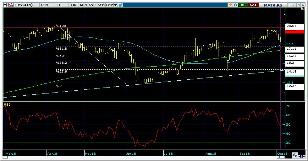 Bugün hareketlenmesi muhtemel hisseler THYAO 16 Kodu Son Yab. % Pivot 1.Destek 2.Destek 1.Direnç 2.