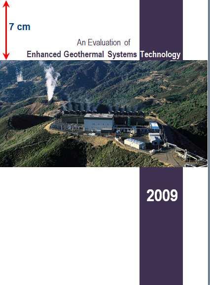 A-5 An Evaluation of Enhanced Geothermal Systems Technology ana başlığı, yanda gösterildiği gibi bir kapak sayfası ile başlamalıdır.