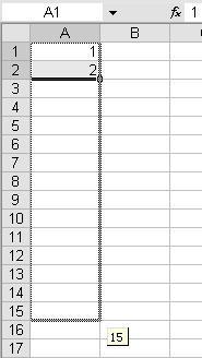 Excel'in sayı, sayı ve metin birleģimi, tarih veya saat serilerini, otomatik olarak devam ettirebilir.