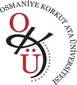 OSMANİYE KORKUT ATA ÜNİVERSİTESİ