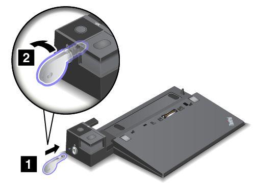 ThinkPad bağlantı istasyonunun bağlanması Bilgisayarınızı desteklenen bir ThinkPad bağlantı istasyonuna takmak için aşağıdakileri yapın: Not: ThinkPad Basic Dock, sistem kilidine sahip değildir. 1.