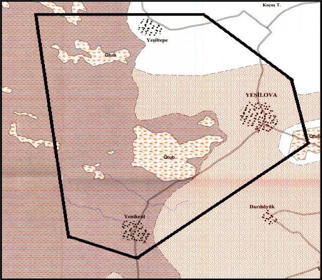 Araştırma alanını jeolojik haritası (Dönmez ve Akçay (2005) a göre Şekil 2 de verilmiştir. Şekil 2. Çalışma alanının jeolojik haritası (Dönmez ve Akçay 2005) ( Araştırma alanının sınırı).