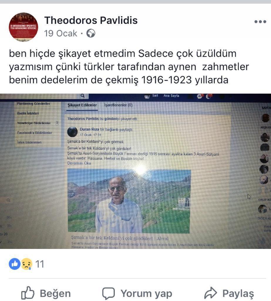 ERDOĞAN DÜŞMANI PONTUSÇUYU SİYASETÇİLERLE BULUŞTURUYORLAR Theodoros Pavlidis in sosyal medya hesaplarında yaptığı paylaşımlar ile Cumhurbaşkanı Recep Tayyip Erdoğan dan açıkça nefret ettiği görülüyor.