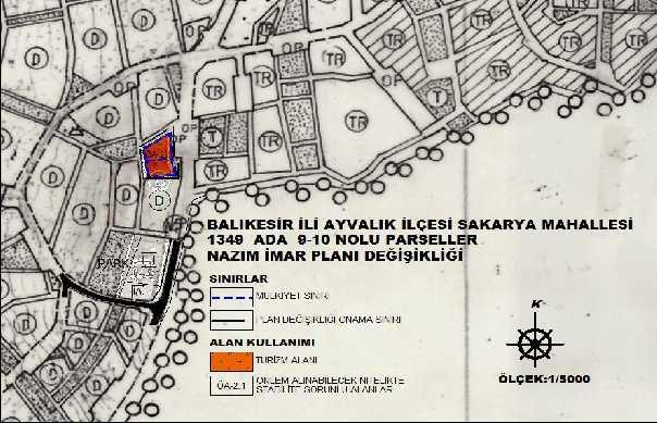 000 ÖLÇEKLİ NAZIM İMAR PLANI DEĞİŞİKLİĞİ(22-23 OÖ pafta) 6.3.PLAN HÜKÜMLERİ 6. 3.