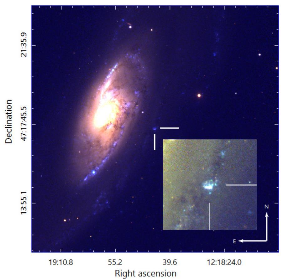 NGC 4258 galaksisinde bulunan ULX