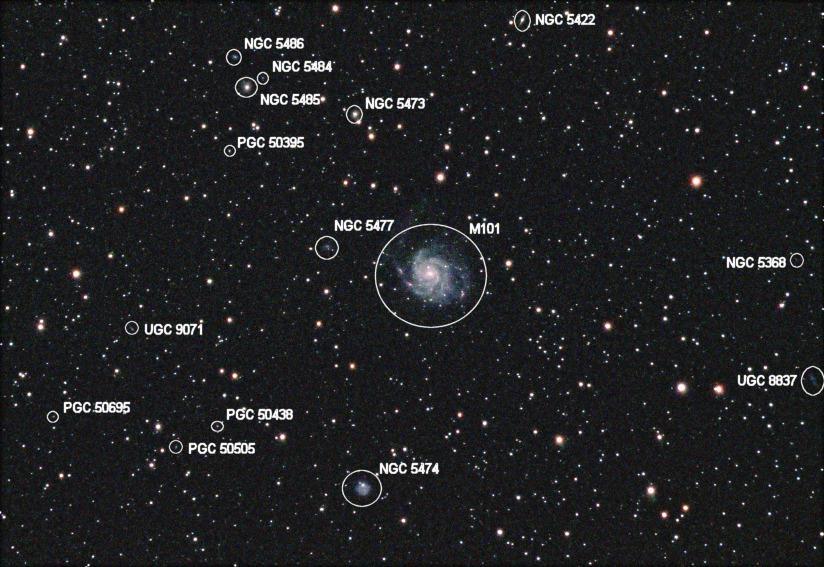 NGC 5474 R.A. = 14 s 05 d 01,6 s Dec.