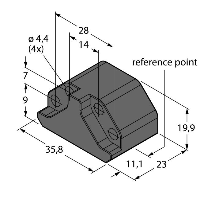 5mm; Pairing with linear position sensor at a distance of up to 5 mm; misalignment tolerance of up